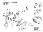 Bosch 0 601 920 667 Gbm 7,2 Ve Cordless Drill 7.2 V / Eu Spare Parts